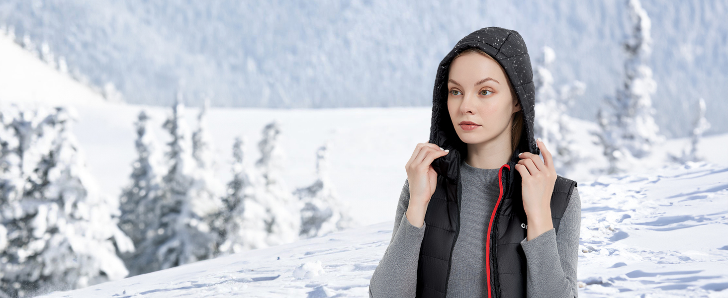 Обогреваемый жилет для женщин и мужчин с аккумулятором 16000mAh - теплая жилетка з підігрівом (XL)