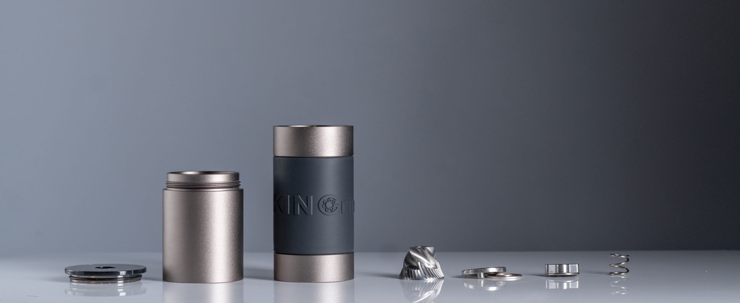 KINGrinder K2 - ручна кавомолка з 140 рівнями помелу для Aeropress, French Press, Drip, Espresso, 25 г