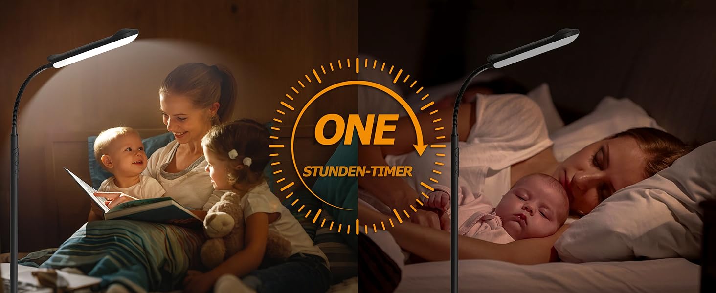 LED-стельова лампа Marctronic для вітальні, диммування, регулювання висоти, 18W, 1800LM, з пультом та сенсором, сучасний дизайн, для офісу, спальні (чорний)