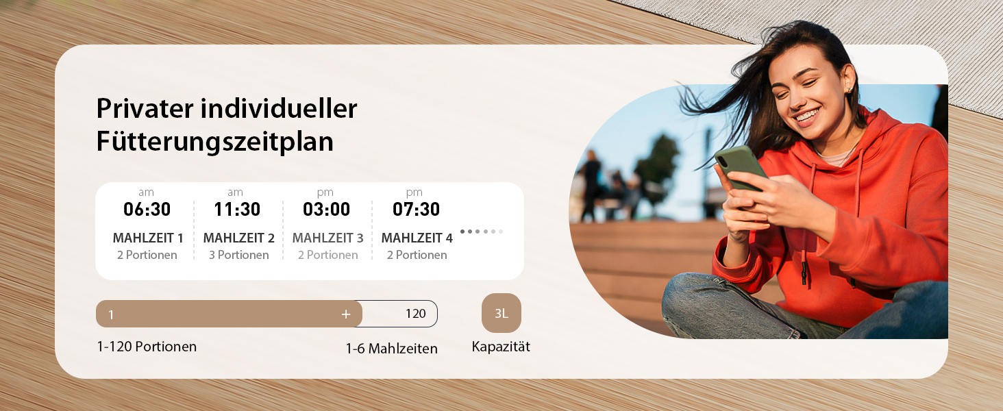 Автоматичний годівниця для котів IMIPAW з фонтаном, програмована, з контролем порцій, 1-6 прийомів їжі на день, фільтр для води
