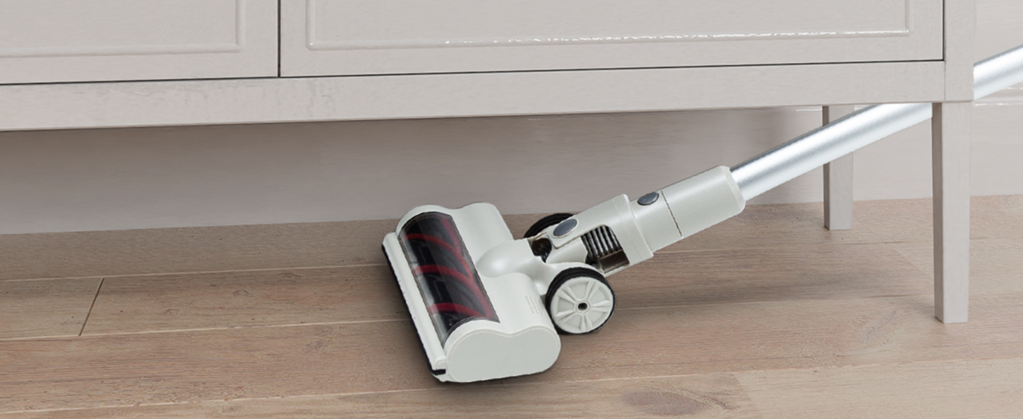 Бездротовий акумуляторний пилосос Klarstein без мішка з 4-ступеневим фільтром E12 EPA для шерсті тварин, килима та твердих підлог, ручний без мішка з насадкою для підлоги 180°