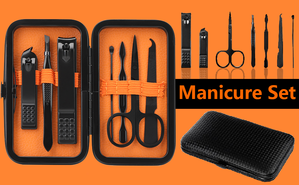 Набір для манікюру та педикюру: інструменти для догляду за нігтями, базовий набір, подарунок