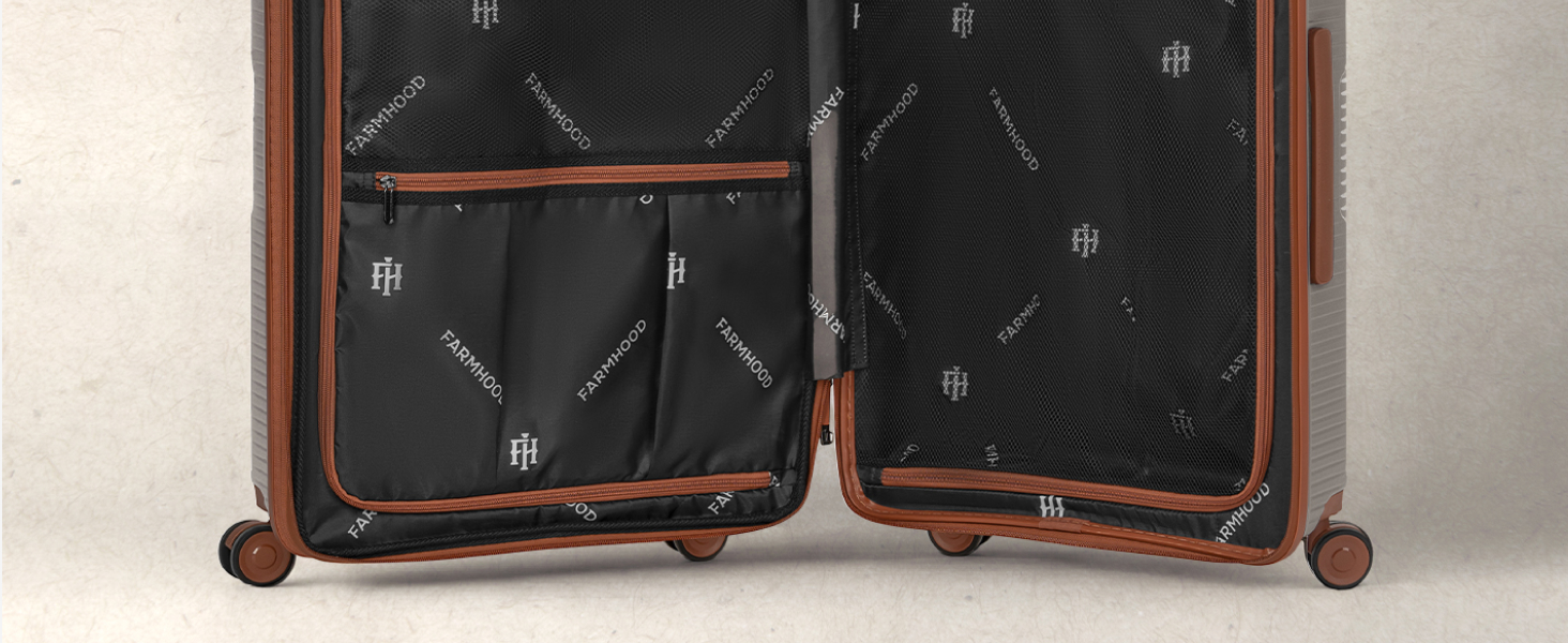 Набір валіз Cappuccino Eco Edition 3-в-1: розширювані, з TSA-замком та подвійними колесами