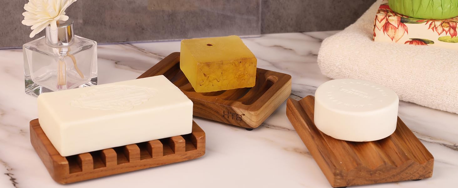 Миска для мила з теку Teak від HTB, дизайн