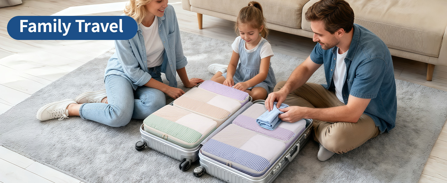 Набір органайзерів для валізи Narwey (7 шт.), кубики для пакування, органайзер для рюкзака, аксесуари для подорожей