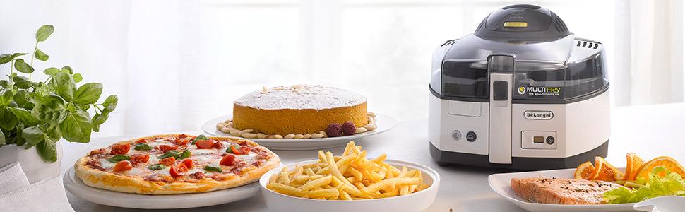 DeLonghi FH1394/2 MultiFry Air Fryer Extra Chef, 1400 W, white, 7 programs