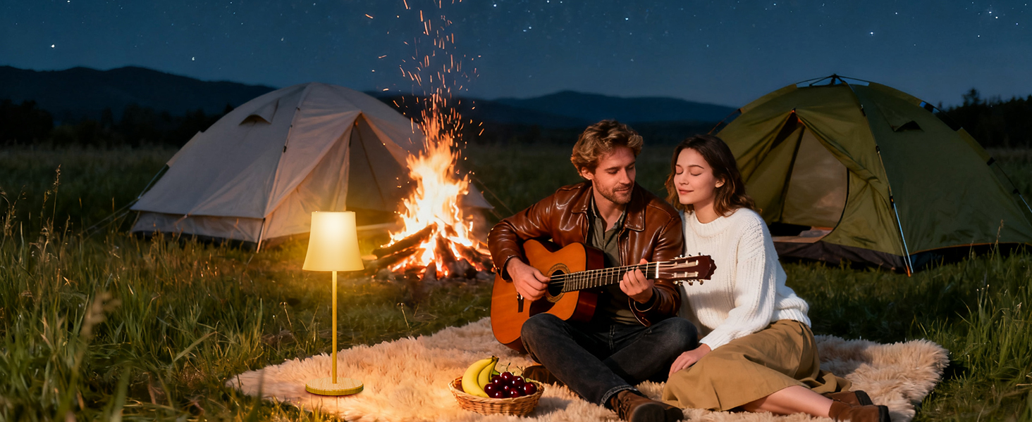 LED-лампа настільна Suright бездротова, акумуляторна з 3 кольоровими режимами та RGB, плавне регулювання яскравості, сенсорне керування, IP54 вологостійка для саду, кемпінгу, вечірки, спальні, кафе, з імітацією текстури дерева