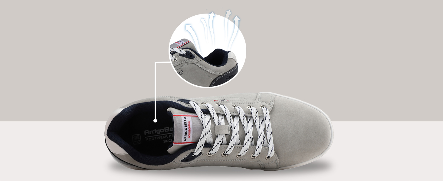 ARRIGO BELLO Кросівки чоловічі білі, спортивні, для ходьби та бігу, розмір 41-46