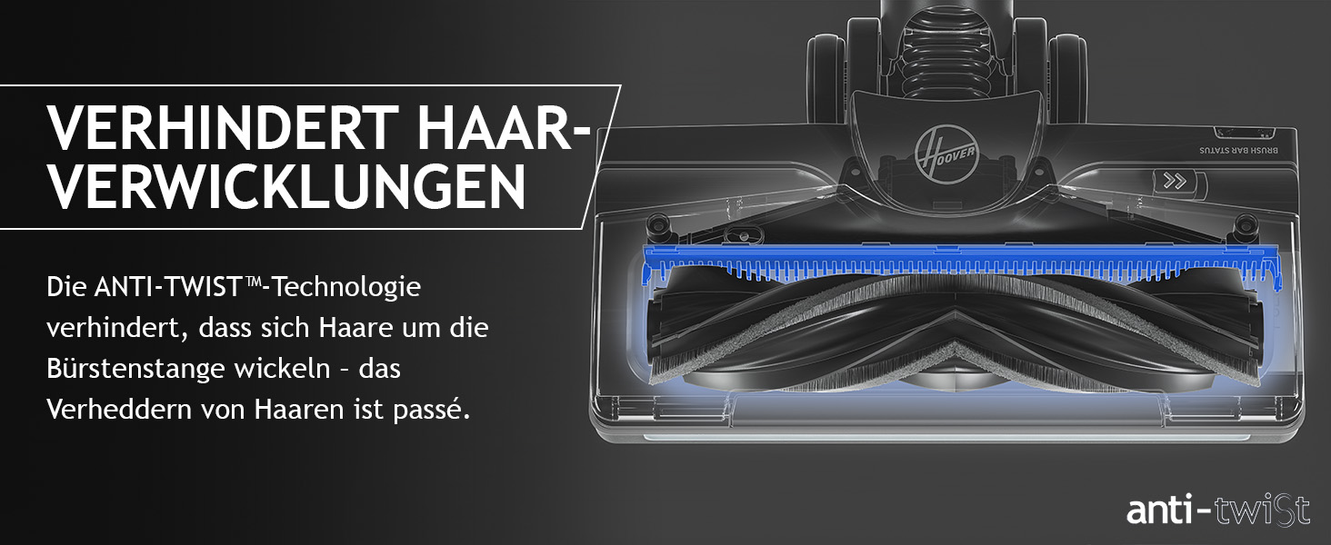 Бездротовий пилосос Hoover HF1 Plus: акумуляторний, з LED-підсвічуванням, HEPA-фільтр, для алергіків, 45 хв роботи