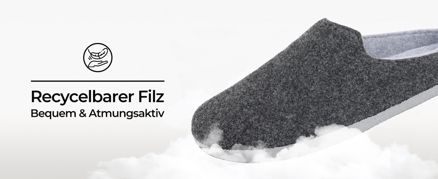 Тапочки домовими з фетру Mishansha для жінок та чоловіків, зимові, зручні, чорні, розмір 36-48