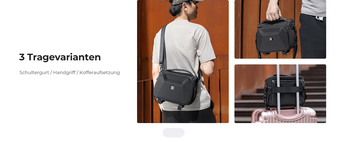 Сумка для камери K&F CONCEPT для DSLR/SLR, фотосумка, рюкзак, фоторюкзак, фотосумка на плече зі штативним кріпленням