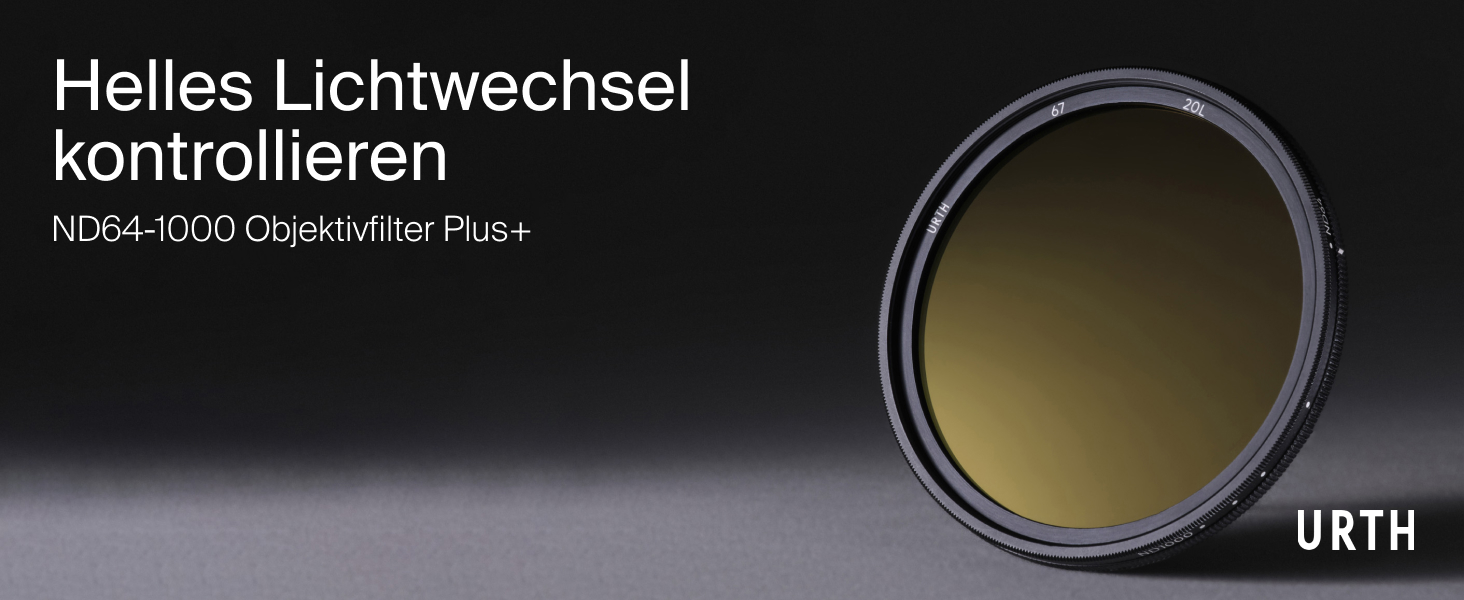 Фільтр ND64-1000 (6-10 стопів) Urth 62mm Variabler ND Filter Plus+