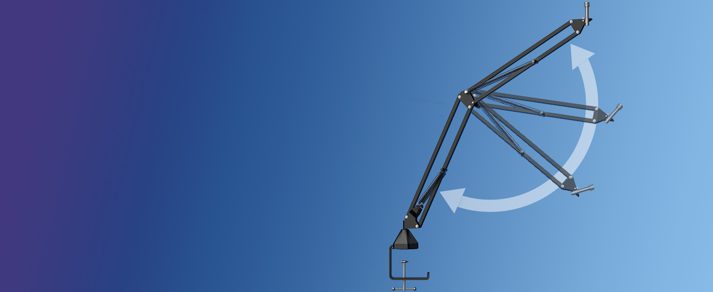 TONOR TC30 RGB мікрофон конденсаторний з підставкою, поп-фільтром та мікрофонною павутиною для стрімінгу, подкастингу, запису голосу, Twitch, сумісний з ноутбуком та ПК