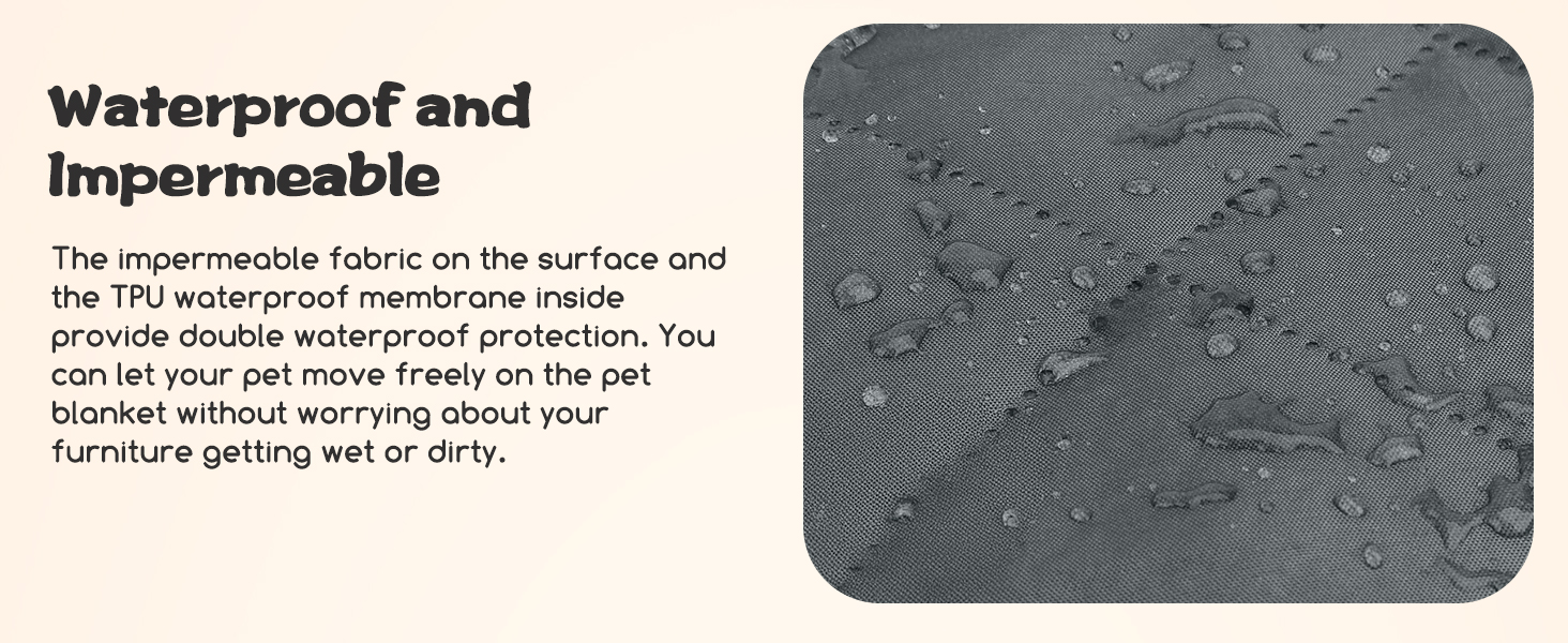 Водонепроникний килимок для собак Nobleza: захист диванів та ліжок, 178x76 см, сірий