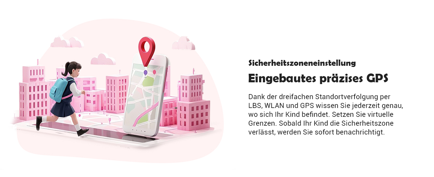 Дитячий смарт-годинник Blackview Kinder 4G: GPS, SIM-карта, відеодзвінки, SOS, дзвінки, чат, SMS, шкільний режим, лічильник кроків – Персиково-рожевий