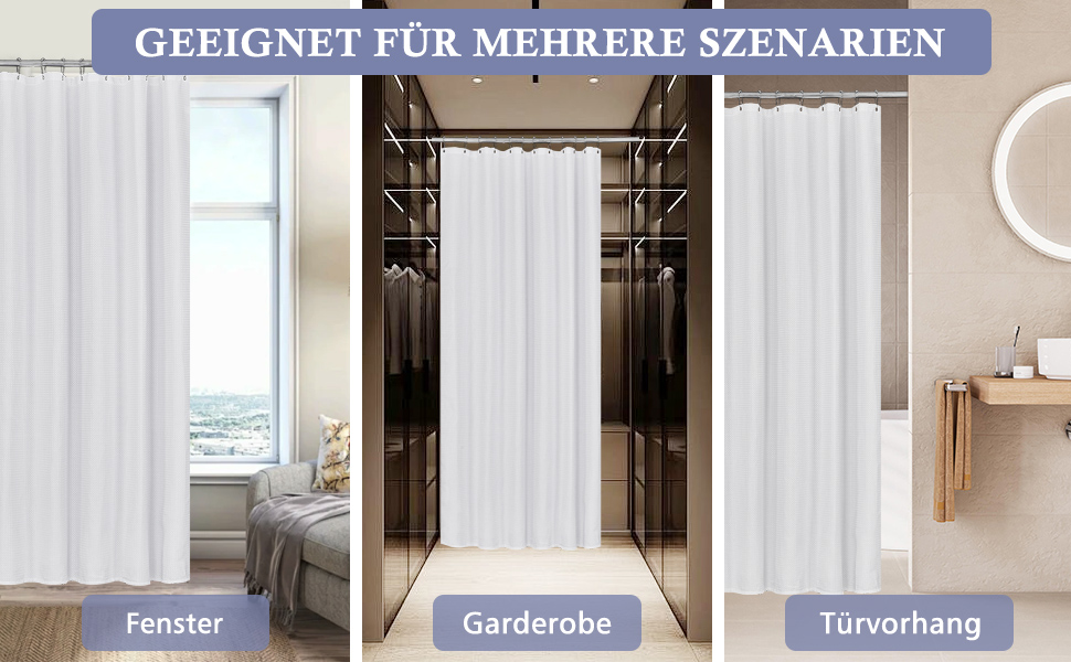 Шторка для душу Waffel з магнітами, текстиль, поліестер, 183x183 см (зелена)