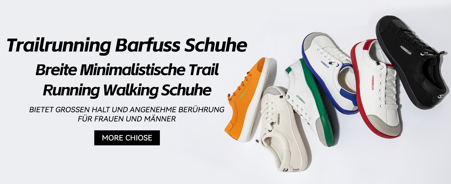 Мінімалістичні кросівки HOBIBEAR для бігу по пересічній місцевості (Trail Running) - широкі, легкі, зручні (43 EU)