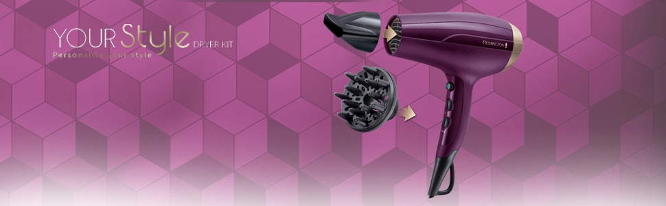 Фен Remington Ionen D5219: легкий, для об'єму, з насадкою, дифузором та бустером об'єму