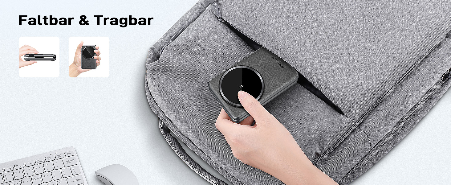 Зарядний пристрій 3-в-1 MagSafe для Samsung Galaxy S25 Ultra/S24 та Galaxy Watch Ultra/8/7/6 (Чорний)