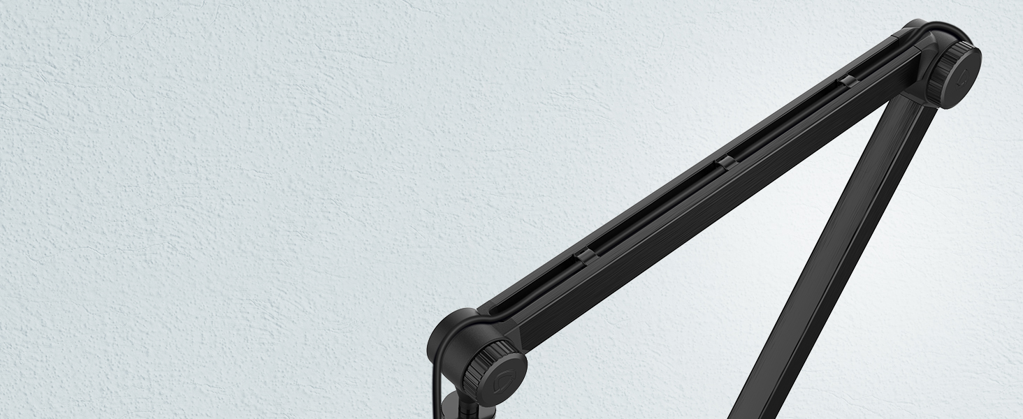 Підставка для мікрофона SUNMON для Blue Yeti та інших – міцна, 360° обертання, металева клямка, універсальна | HyperX QuadCast 2, Fifin AM8, Seiren Mini V3, MV7