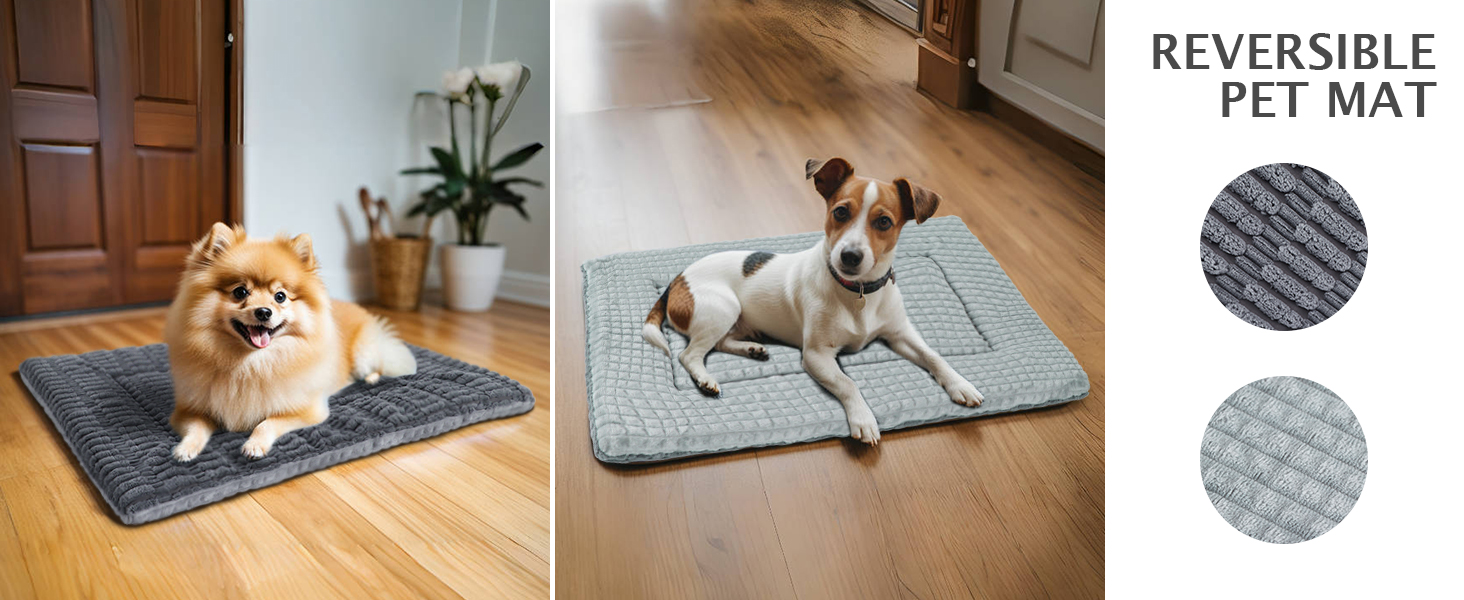 Лежанка для собак IEUUMLER, м'яка та тепла, з memory foam, 90x70 см (Сірий)