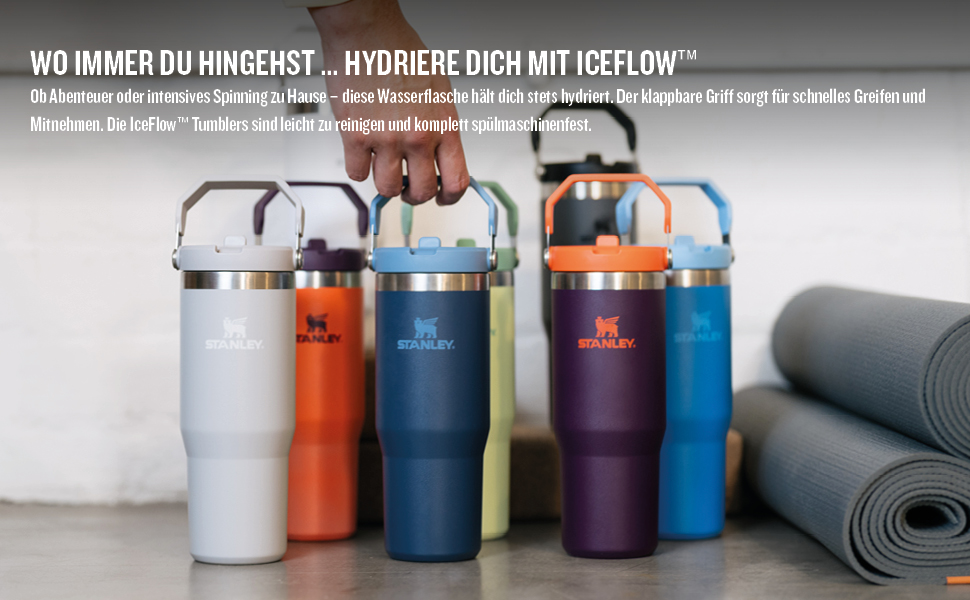 Термос-кружка Stanley Flip Straw 0.89 л з трубочкою, спортивна пляшка, BPA Free, тримає холод 12+ годин, підходить для миття в посудомийній машині, Frost