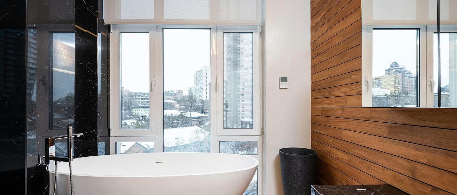 LED дзеркало для ванної кімнати з підсвічуванням 45x65 см, водонепроникне IP54, холодне біле світло 6500K, прямокутне, енергозберігаюче, біле