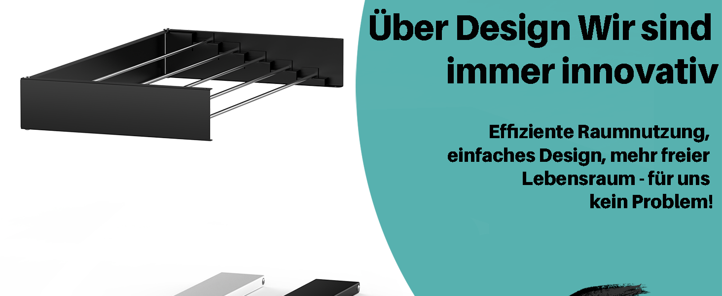 Сушарка для білизни настінна 80 см, висувна стійка, мотузка для білизни, настінний сушар, вантажопідйомність 30 кг, розкладний, економний для балконів/маленьких квартир/стін