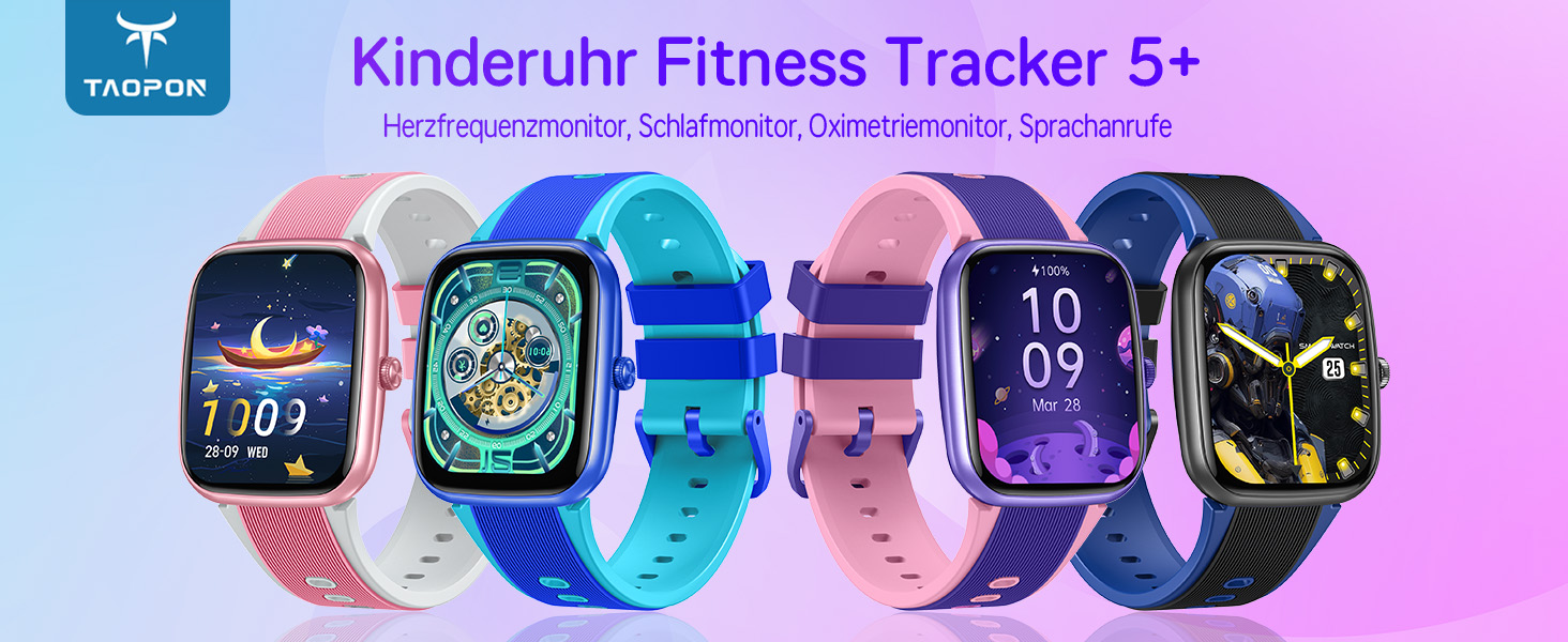 Дитячий розумний годинник Smartwatch Kinder з водозахистом та фітнес-трекером. 1,75