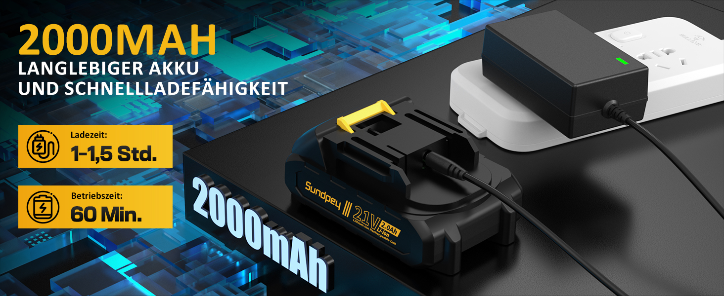 Набір інструментів Sundpey 170 предметів з акумуляторним дрилем-шуруповертом 21V, універсальний для дому, будівельні та ремонтні роботи