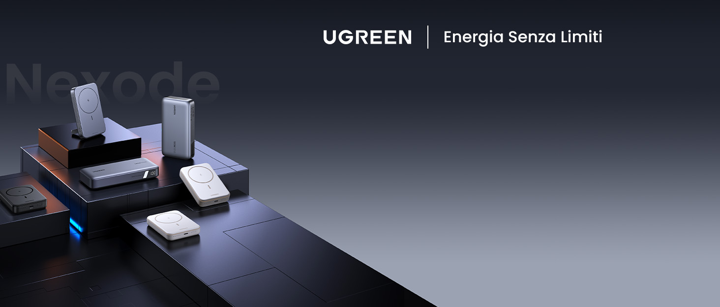 Зовнішній акумулятор UGREEN Zapix MagSafe 10000mAh 20W з підтримкою USB-C, чорний