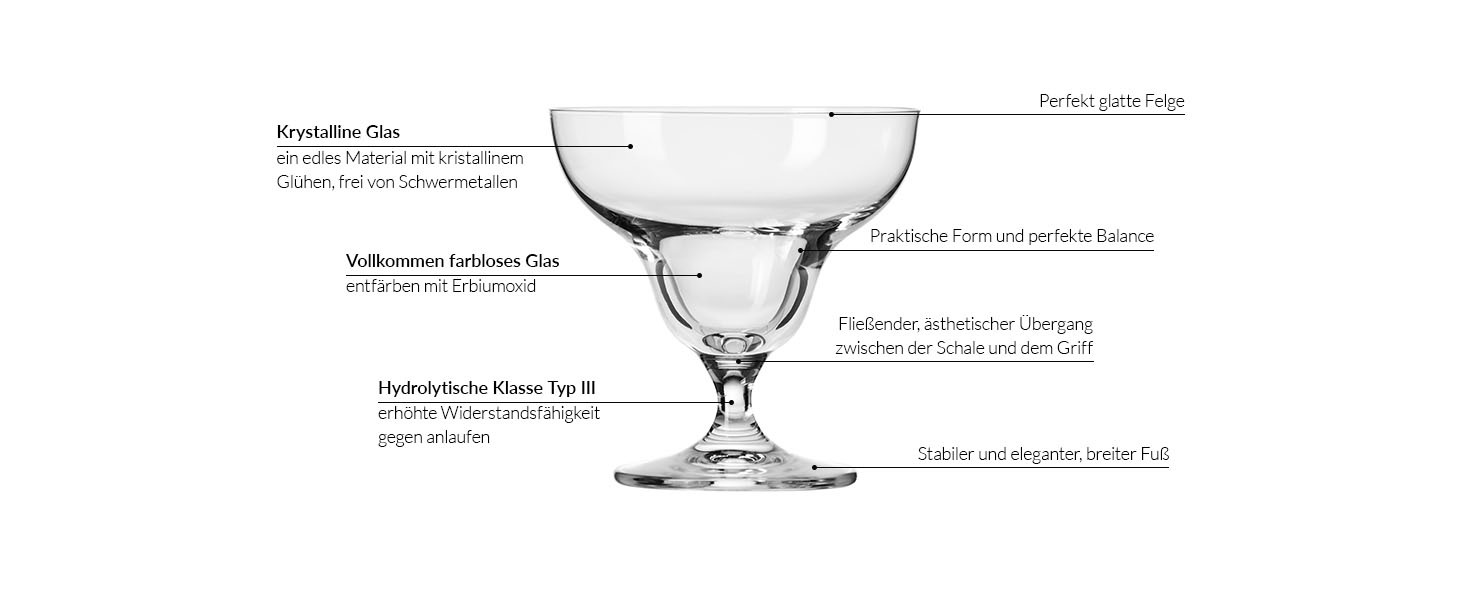 Набір келихів для пива Krosno Avant-Garde, кришталь без свинцю, 420 мл, 6 шт.