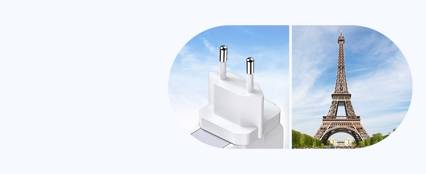 Універсальний адаптер LENCENT з USB-зарядкою 4 в 1, 22W (EU/US/UK/AU) для мобільних пристроїв