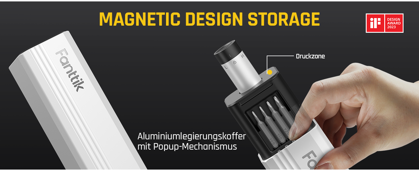 Акумуляторний шуруповерт Fanttik E1 MAX, 50 в 1, прецизійний набір з магнітом, 2 швидкості, для ремонту iPhone, ноутбуків, окулярів