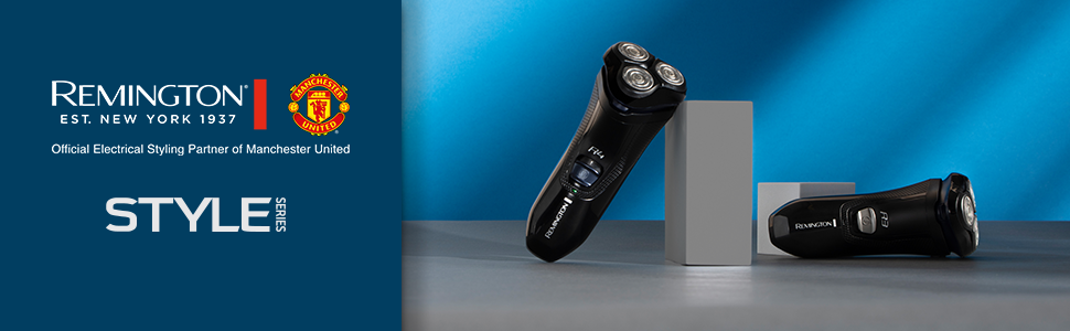 Електричний гоління для чоловіків Remington R4002 - ротаційний пристрій для гоління з тримером та насадкою для 3-денної щетини, червоний