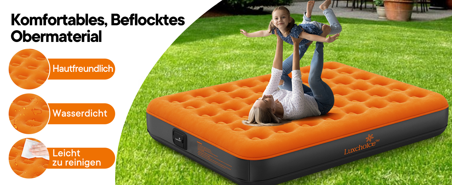 Надувний матрац самонадувний, 190x99x22 см, 150 кг, для кемпінгу, подорожей, гостей