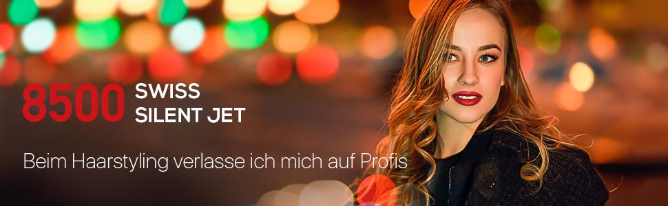 Професійний фен Valera Swiss Silent Jet 8500: 2000 Вт, іонізація, 3 режими, чорний