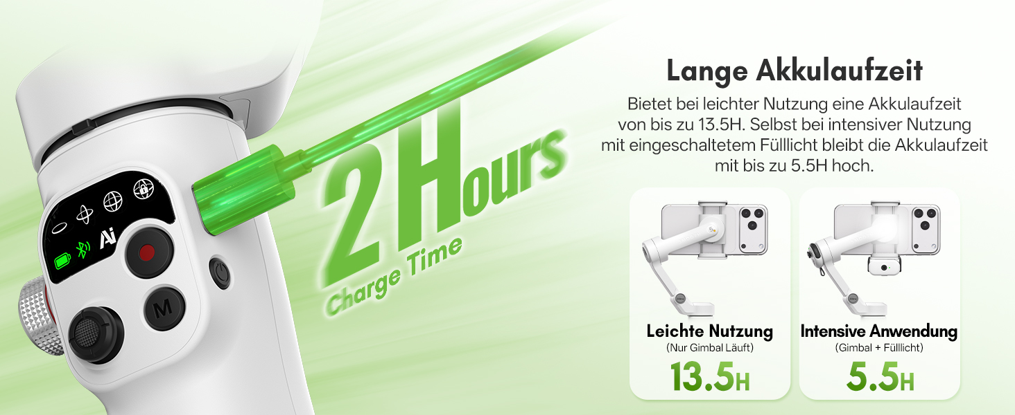 ZHIYUN Smooth Q5 Ultra Combo: Стабілізатор для смартфона з AI-трекінгом, керуванням голосом, пультом ДУ та світлом, 13.5год роботи, 3-осьовий