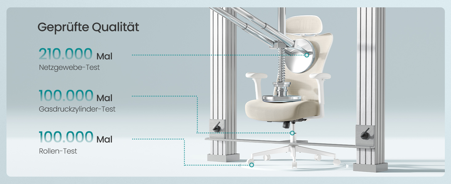 Офісний стілець SONGMICS з регульованою поперековою підтримкою та підголівником, сітчаста спинка, максимальне навантаження 150 кг, регульована висота, колір пісочний (OBN063B01)