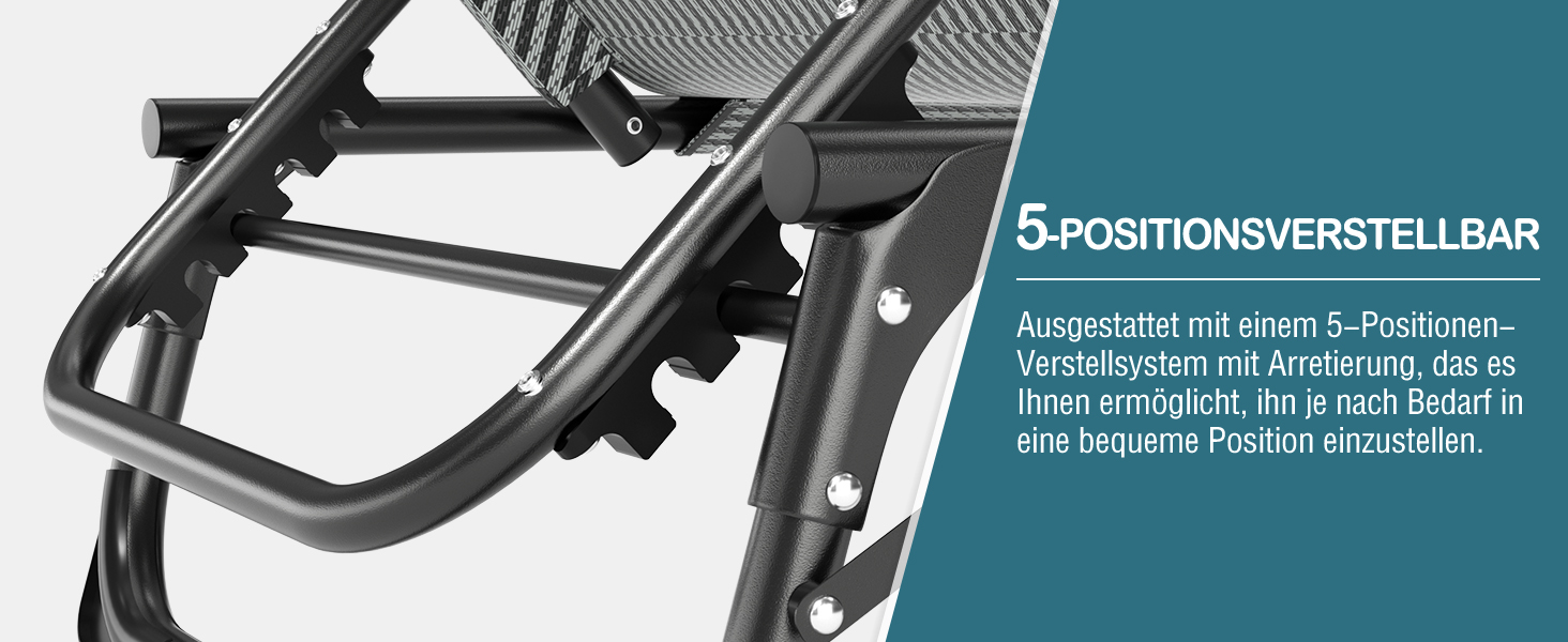 Розкладне ліжко ZIKEBTUY для кемпінгу та відпочинку: міцна конструкція, 200 кг, 190x71x36 см, з матрацом, Oxford 1200D, для відпочинку на природі та вдома (сірий)