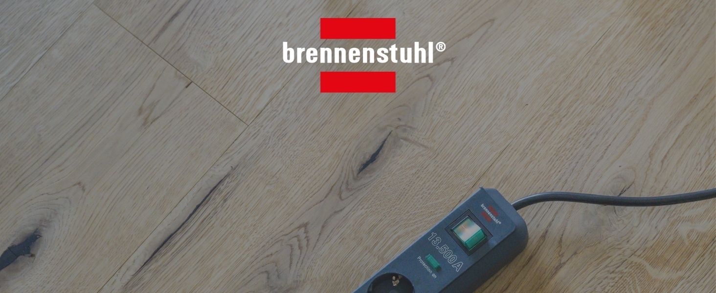 Бренненштуль Eco-Line Мережевий фільтр 3-fach з захистом від перенапруги (антрацит)