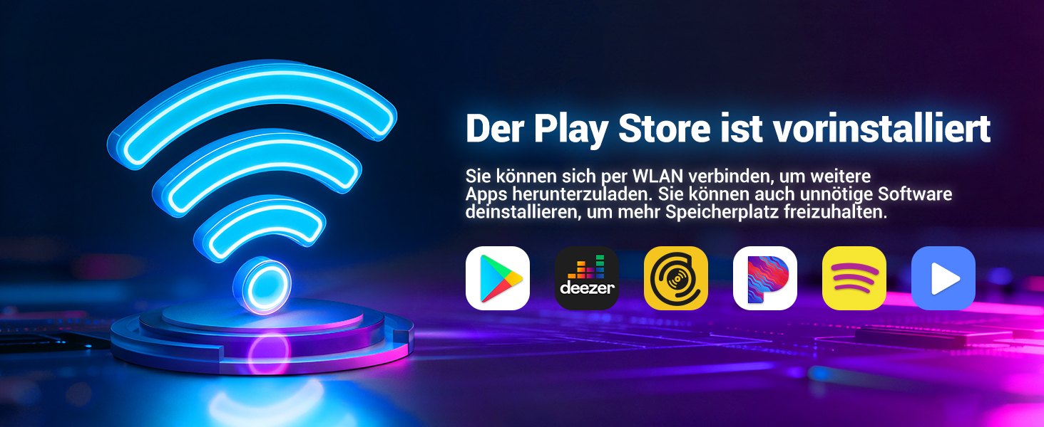 MP3 плеєр 80GB Bluetooth WiFi з Spotify, Hi-Fi Lossless, FM-радіо, E-Book (чорний)