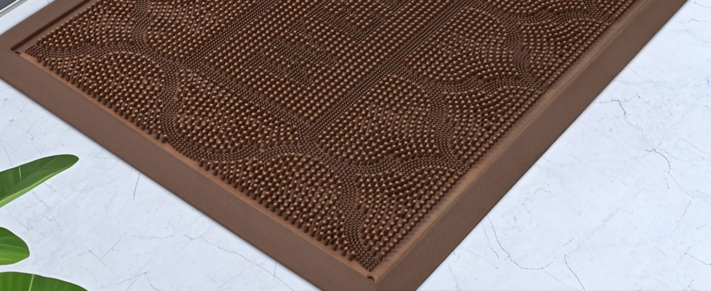 Килимок Alishomtll для дому та вулиці: вологостійкий, неслизький, 43x75 см