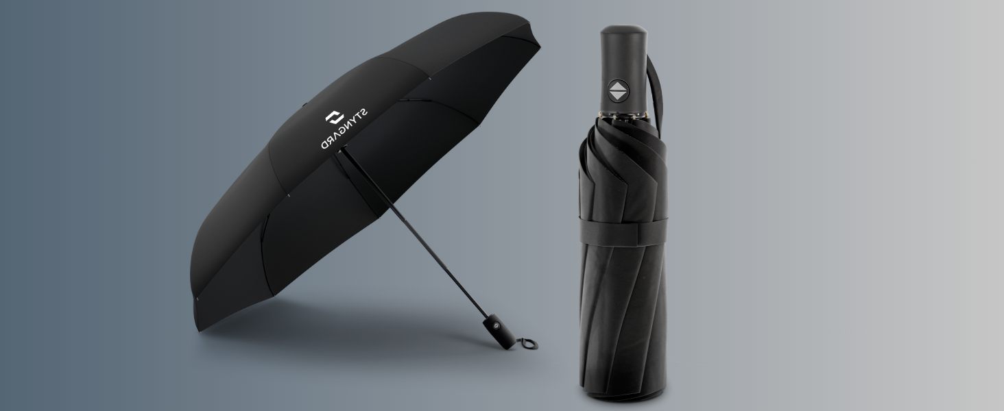 Стійкий до вітру парасолька STYNGARD Trondheim (Pink) - автоматичний, з тефлоновим покриттям, до 140 км/год