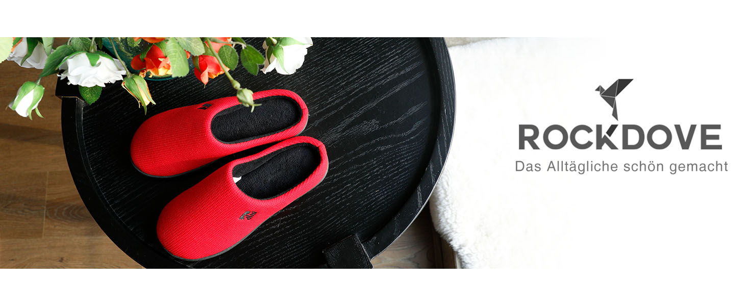Тапочки жіночі RockDove Birdseye Knit Memory Foam, 38/39 EU, сірий та рожевий