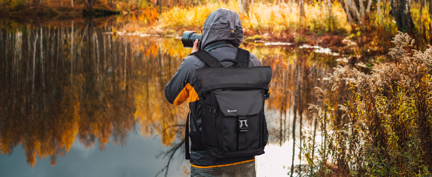 Рюкзак для фотокамери TARION, водонепроникний, для DSLR, з відділенням для ноутбука 15.6