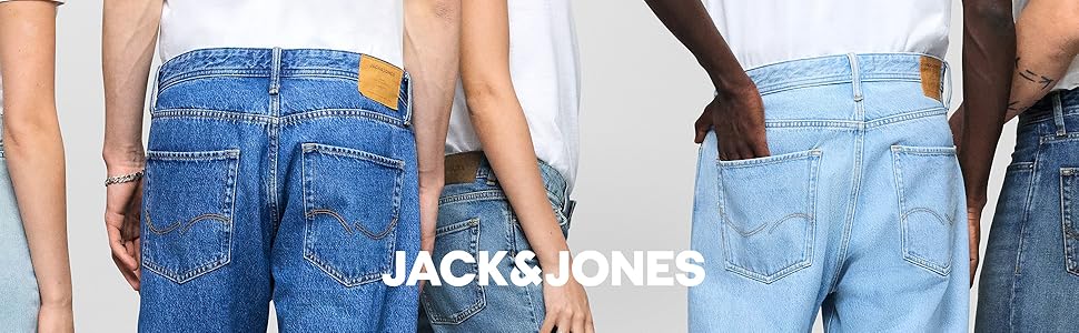Джинси чоловічі JACK & JONES Slim Fit JJIGLENN сині, 32W/32L, денім