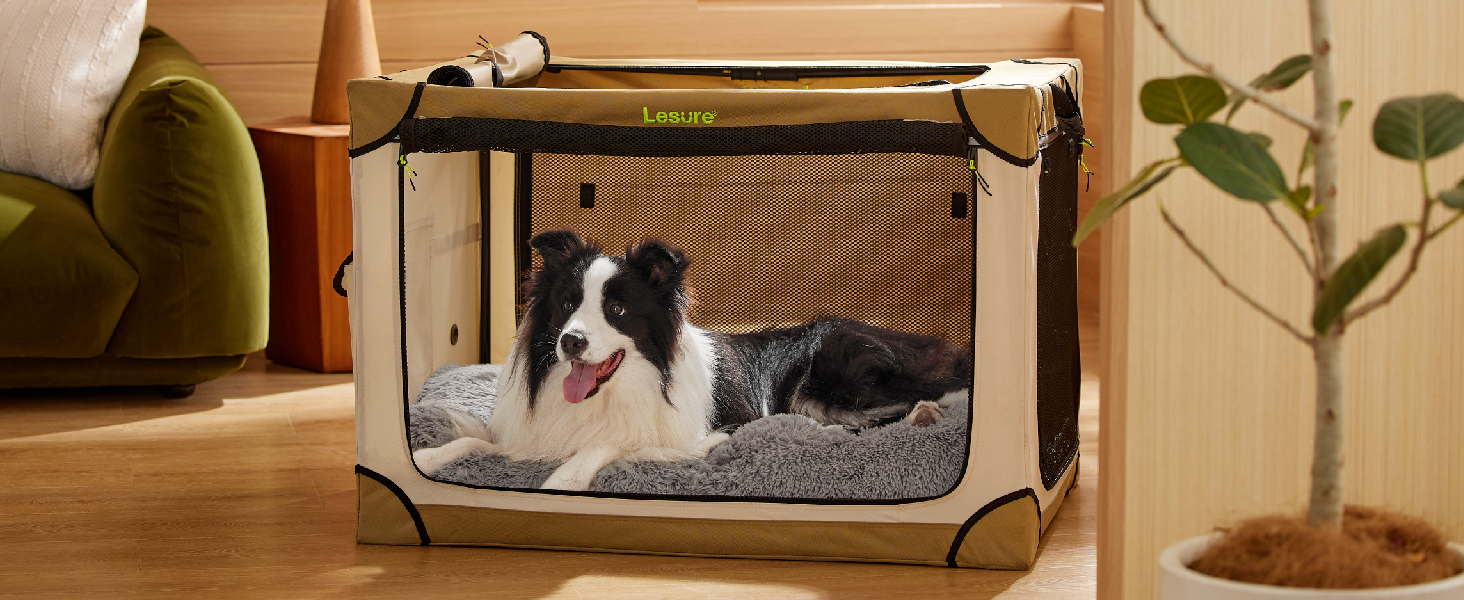 М'яке ліжко для собак BEDSURE великих порід - 104x69x8 см, миється, з антиковзною основою, темно-сірий