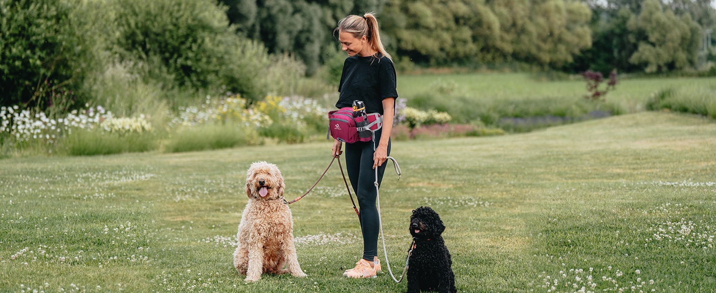 Водонепроникна поясна сумка Waterfly з тримачем для пляшки, регульованим ременем, кишенею для телефону, для туризму, подорожей, кемпінгу, чорна