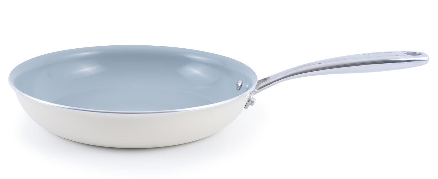 Набір сковорідок з керамічним покриттям 20, 24, 28 см - антипригарні, для індукційних плит, без PTFE, PFOA, PFOAS